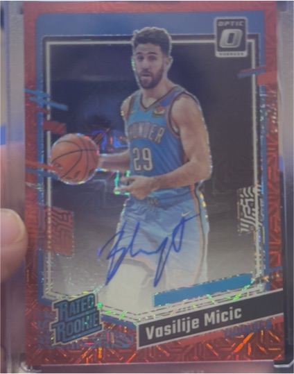 2023-24 Donruss Optic #289 Vasilije Micic — front