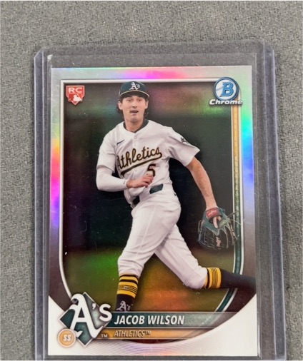 2025 Bowman Chrome #9 Jacob Wilson — front