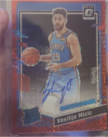 2023-24 Panini Donruss Optic #252 Vasilije Micic — front
