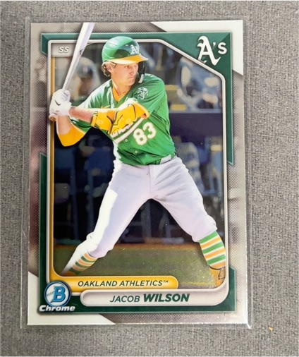 2024 Bowman Chrome Prospects #BCP-205 Jacob Wilson — front
