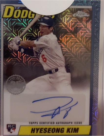2025 Topps Chrome #90CA2-HK Hyeseong Kim — front