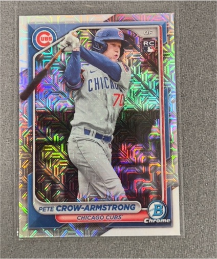 2024 Bowman Chrome #85 Pete Crow-Armstrong — front