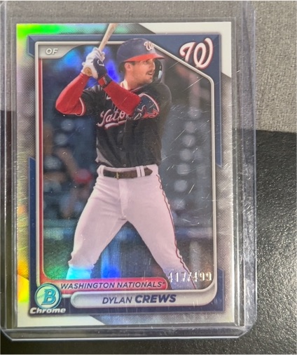 2024 Bowman Draft Chrome #BDC-125 Dylan Crews — front