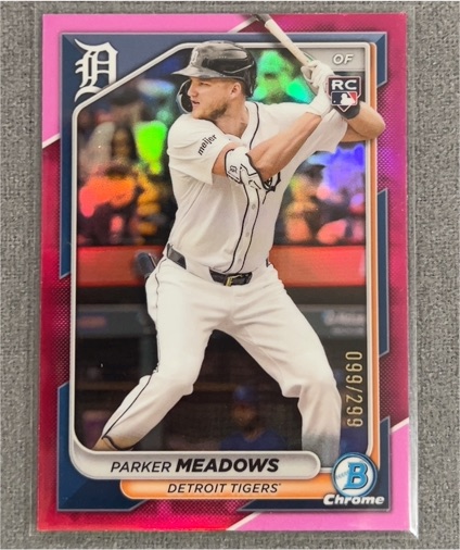 2024 Bowman Chrome #98 Parker Meadows — front