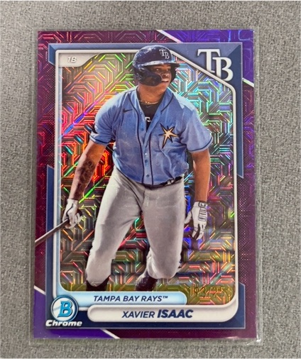 2024 Bowman Chrome #BCP-133 Xavier Isaac — front