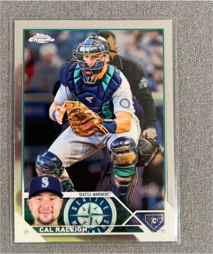 2023 Topps Chrome #141 Cal Raleigh — front