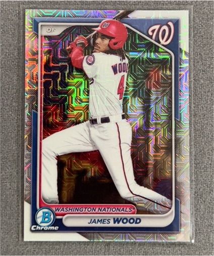 2024 Bowman Chrome Prospects #BCP-91 James Wood — front