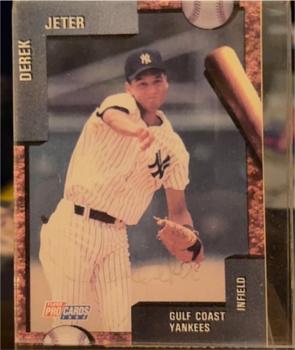 1992 Fleer ProCards Derek Jeter Gulf Coast Yankees — front