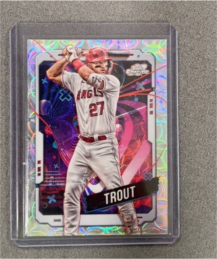 2024 Topps Cosmic Chrome #35 Mike Trout — front
