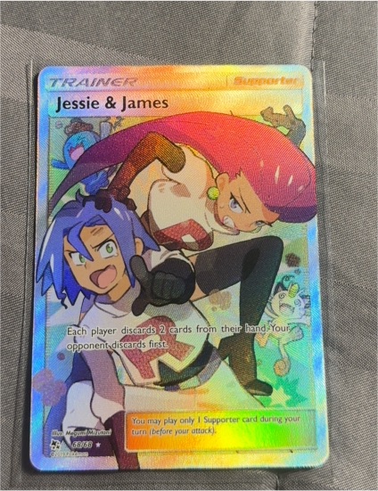 2019 Pokémon Hidden Fates #68 Jessie & James — front