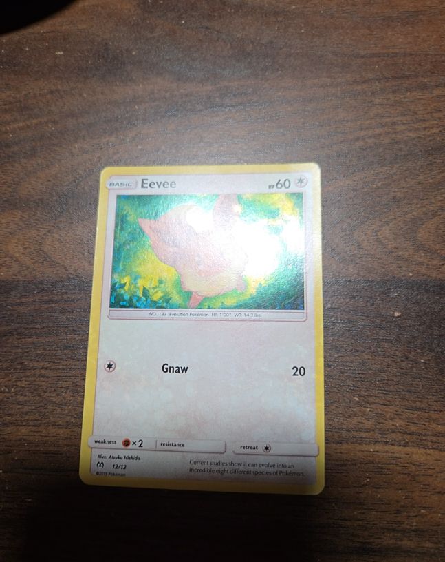 2019 Pokémon #12 Eevee McDonald's — front