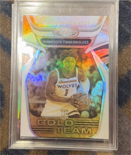 2020-21 Panini Certified #1 Anthony Edwards — front