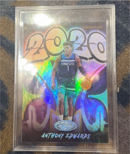 2020 Panini Certified Graffiti #30 Anthony Edwards — front