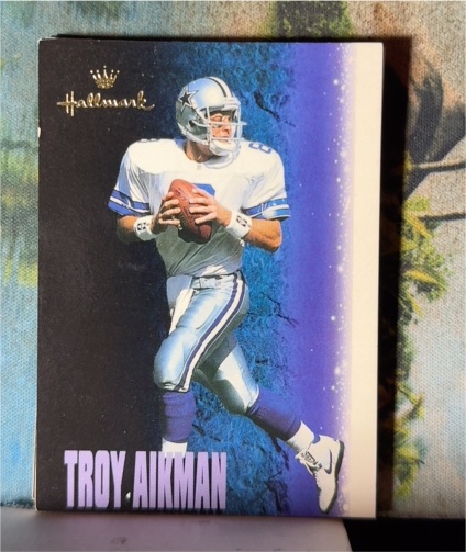 1995 Classic Hallmark #HK1 Troy Aikman — front