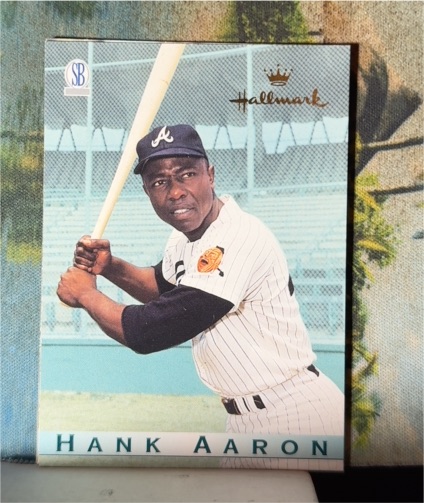 1996 Hallmark Keepsake #HK2 Hank Aaron — front