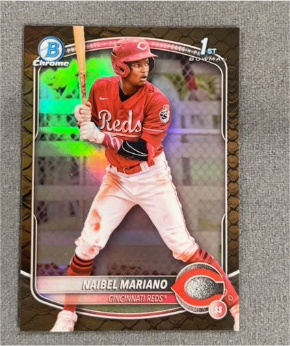 2025 Bowman Chrome #BCP-99 Naibel Mariano — front