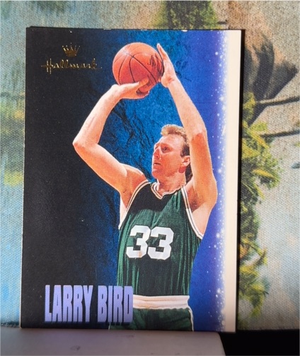1995 Classic Hallmark #HK2 Larry Bird — front