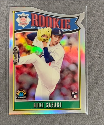 2025 Bowman Chrome #ROY-10 Roki Sasaki Rookie of the Year Favorites — front