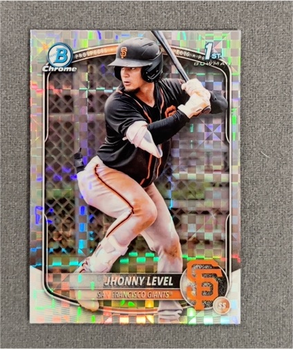 2025 Bowman Chrome #BCP-147 Jhonny Level — front