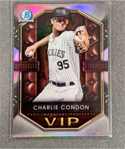 2025 Bowman Chrome #VIP-9 Charlie Condon — front
