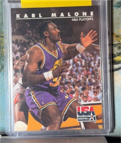 1992 SkyBox USA Basketball #51 Karl Malone — front