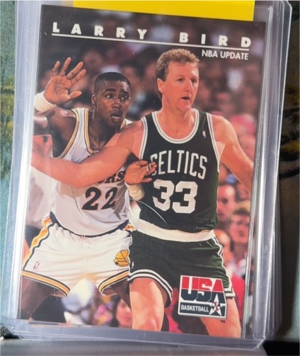 1992 Skybox USA Basketball #10 Larry Bird — front