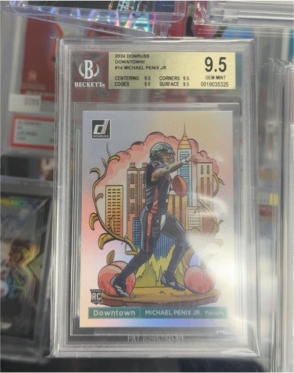 2024 Donruss Downtown #14 Michael Penix Jr. — front