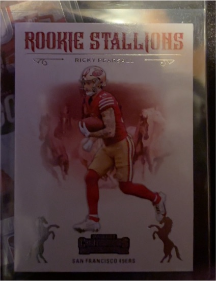 2024 Panini Contenders #15 Ricky Pearsall Rookie Stallions — front