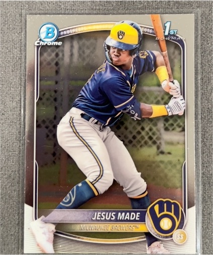 2025 Bowman Chrome #BCP-50 Jesus Made — front