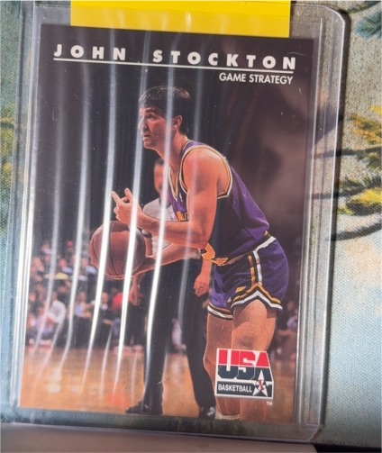 1992 SkyBox USA #84 John Stockton — front