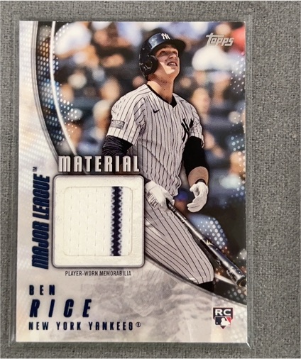 2025 Topps Series 2 Major League Material #MLM2-BRI Ben Rice — front
