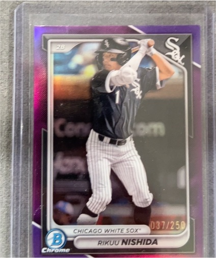 2024 Bowman Chrome #BCP-188 Rikuu Nishida — front