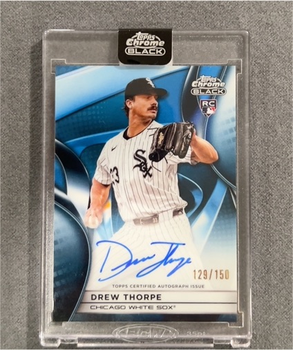 2025 Topps Chrome Black #CBA-DT Drew Thorpe — front