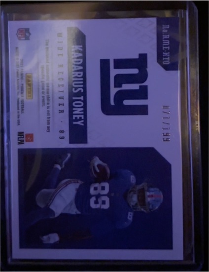 2021 Panini Momentum #JMT-KT Kadarius Toney — front