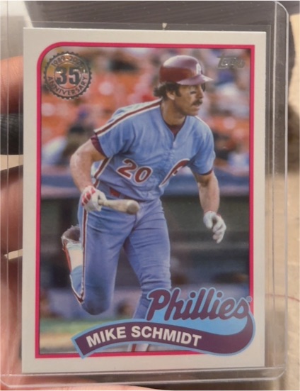 2024 Topps 1989 Topps Baseball 35th Anniversary #89B-39 Mike Schmidt — front