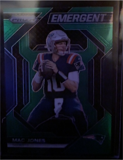 2023 Panini Prizm Emergent #H-1 Mac Jones — front