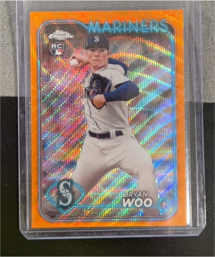 2024 Topps Chrome #172 Bryan Woo — front
