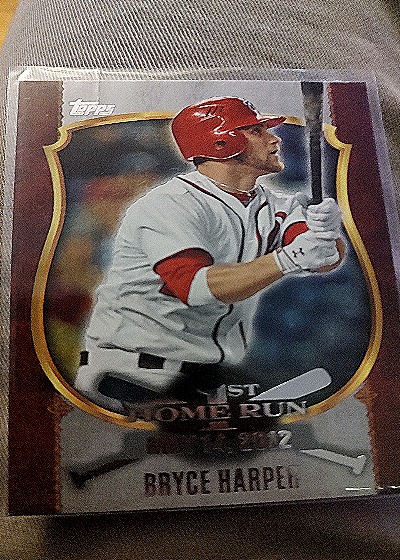 2015 Topps First Home Run #FHR-06 Bryce Harper — front