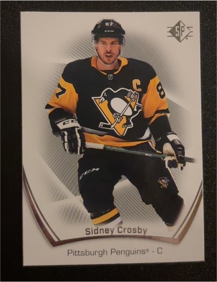 2021-22 Upper Deck SP Authentic #87 Sidney Crosby — front