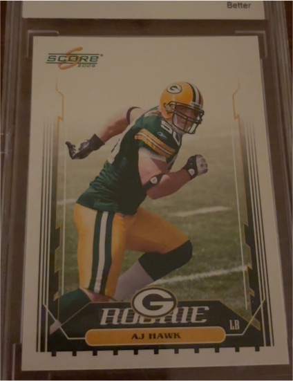 2006 Score #373 A.J. Hawk Rookie Card — front