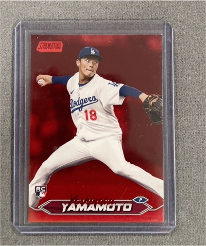 2024 Topps Stadium Club #114 Yoshinobu Yamamoto — front