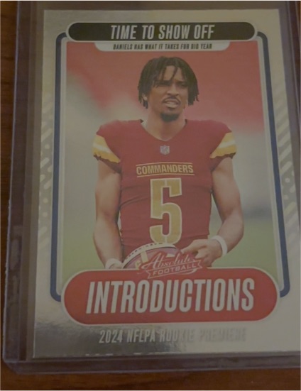2024 Panini Absolute Introductions #I-JDS Jayden Daniels — front