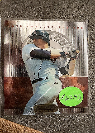 1995 Bowman's Best #29 Jose Canseco Boston Red Sox — front