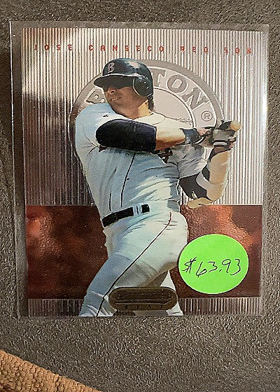 1995 Bowman's Best #29 Jose Canseco — front
