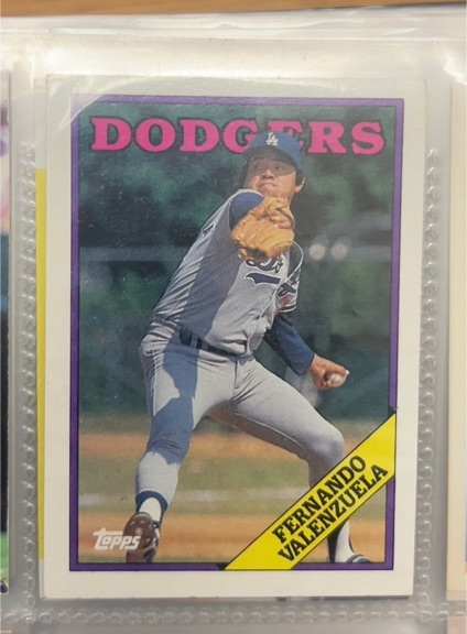 1988 Topps #780 Fernando Valenzuela — front