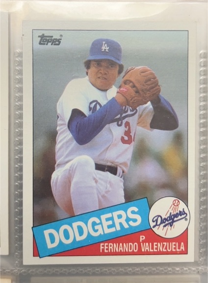 1985 Topps #440 Fernando Valenzuela — front