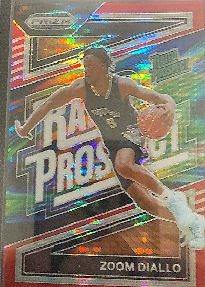 2024 Panini Prizm Draft Picks #1 Zoom Diallo Rated Prospect — front
