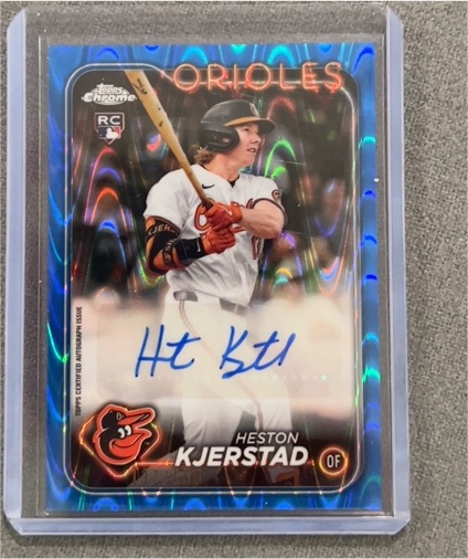 2024 Topps Chrome Rookie Autographs #RA-HK Heston Kjerstad — front