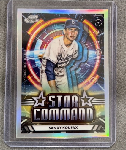 2024 Topps Cosmic Chrome Star Command #SC-2 Sandy Koufax — front