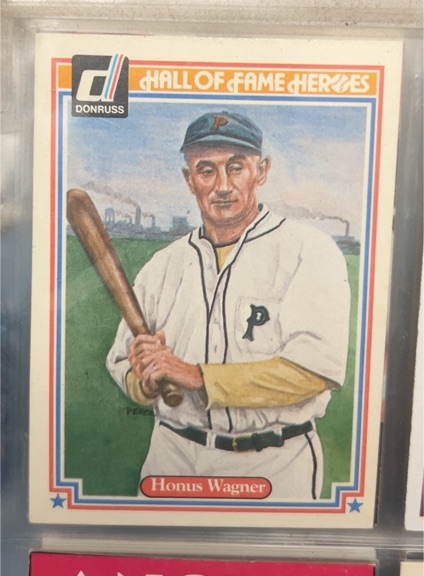 1983 Donruss Hall of Fame Heroes #5 Honus Wagner — front